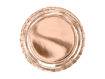 Picture of ROUND PAPER PLATES ROSE GOLD 23CM